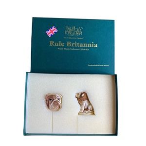 Harmony Kingdom Rule Britannia Royal Watch Collectors Club 2002 Bulldog LionBox
